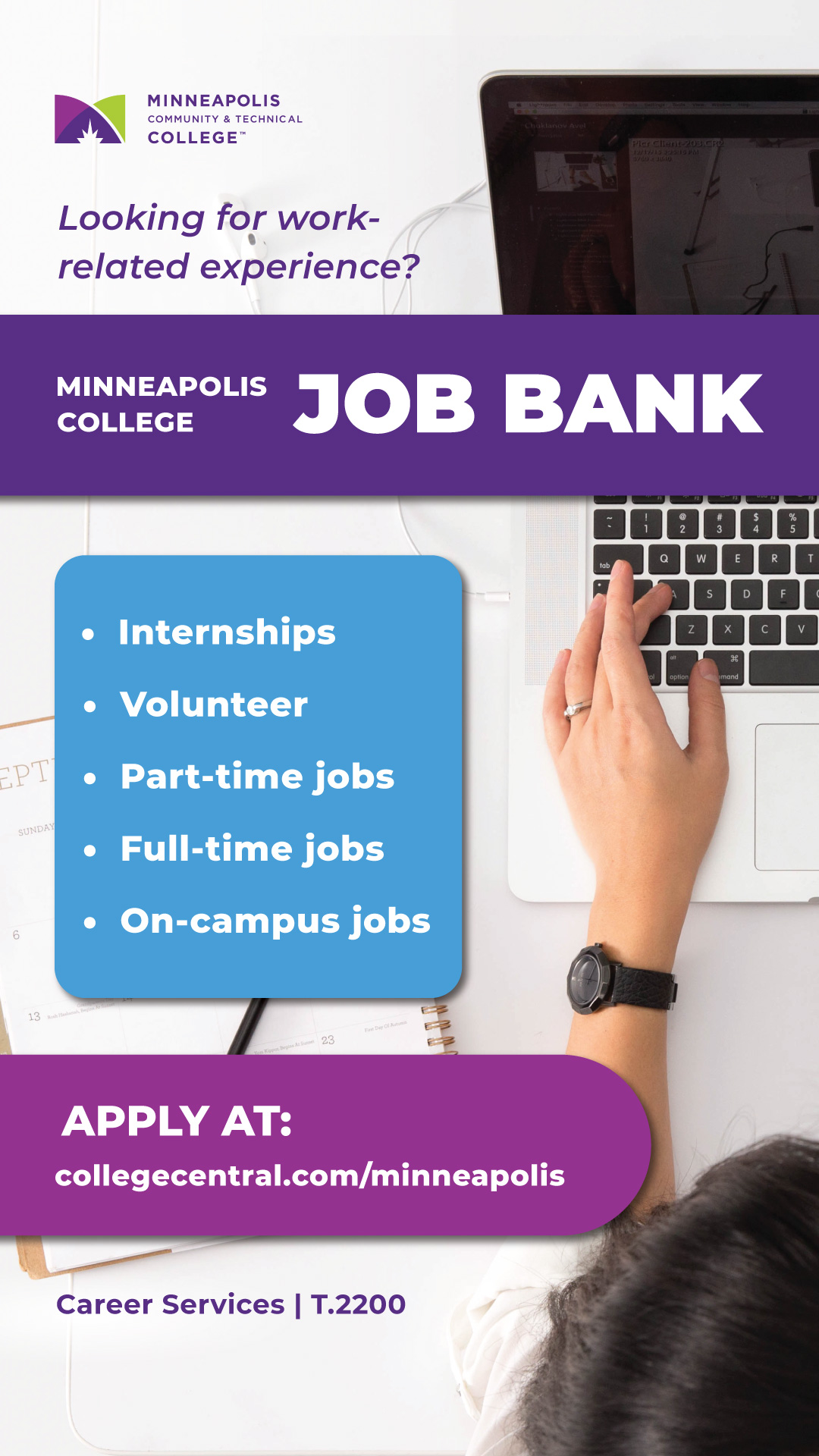 Job Bank screen advert detail